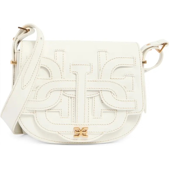 Sam Edelman Small Bay Leather Saddle Crossbody Bag
